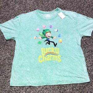 NWT Lucky Charms Short Sleeve Womens TShirt Graphic Tee Sz 2x
